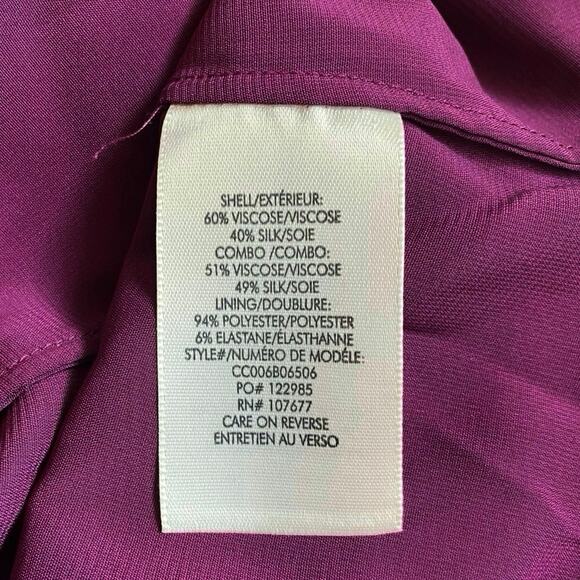 NEW ALICE + OLIVIA Clarine Silk Floral Maxi Dress Gown Size 0 Purple Fairy Artsy - Picture 11 of 13